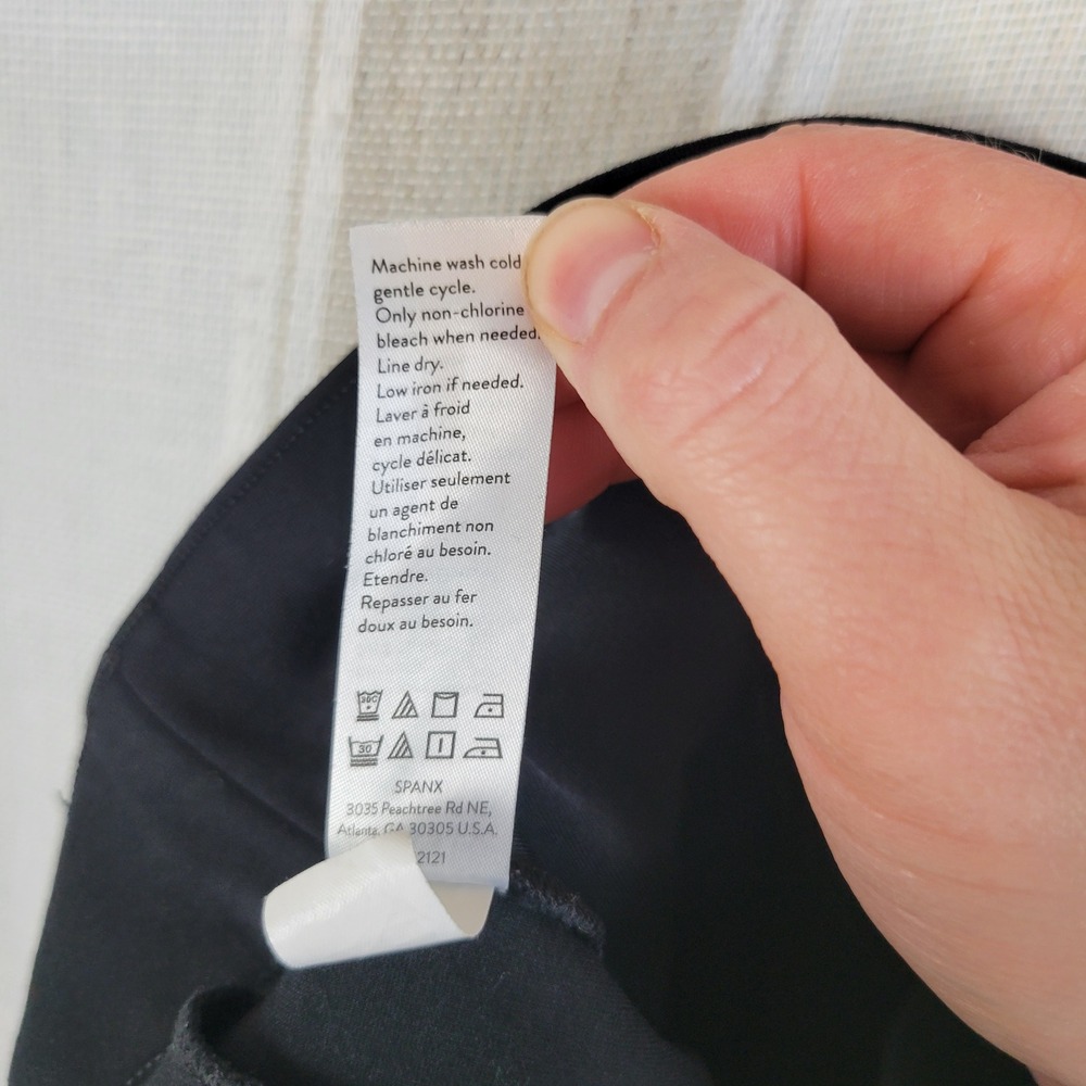 SPANX‎ The Perfect Black Pants Ankle Backseam Skinny Size Large - Picture 11 of 13
